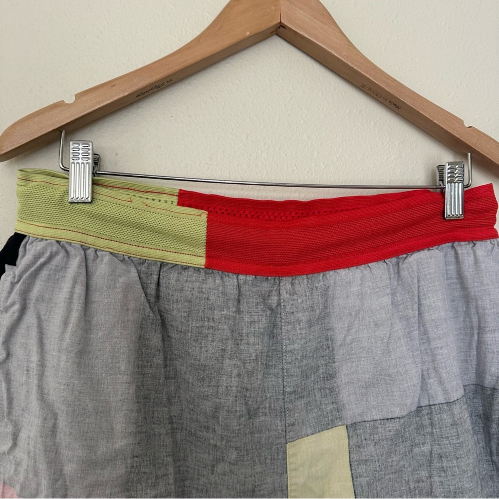 NIKE Color block Patchwork Woven Drawstring Cotto… - image 4